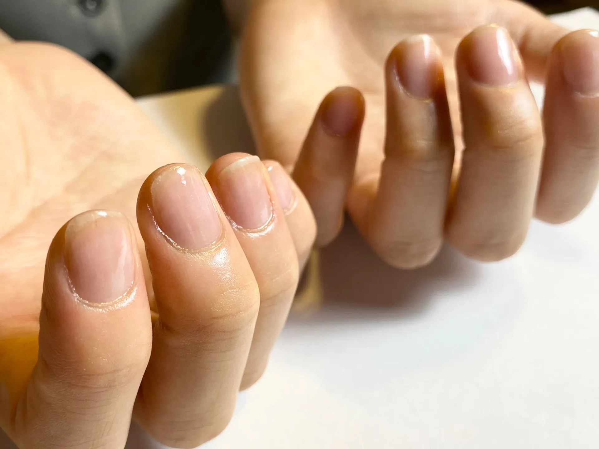 3ヶ月で美しい自爪に！成功事例のご紹介♡松山市nail ambleの自爪育成